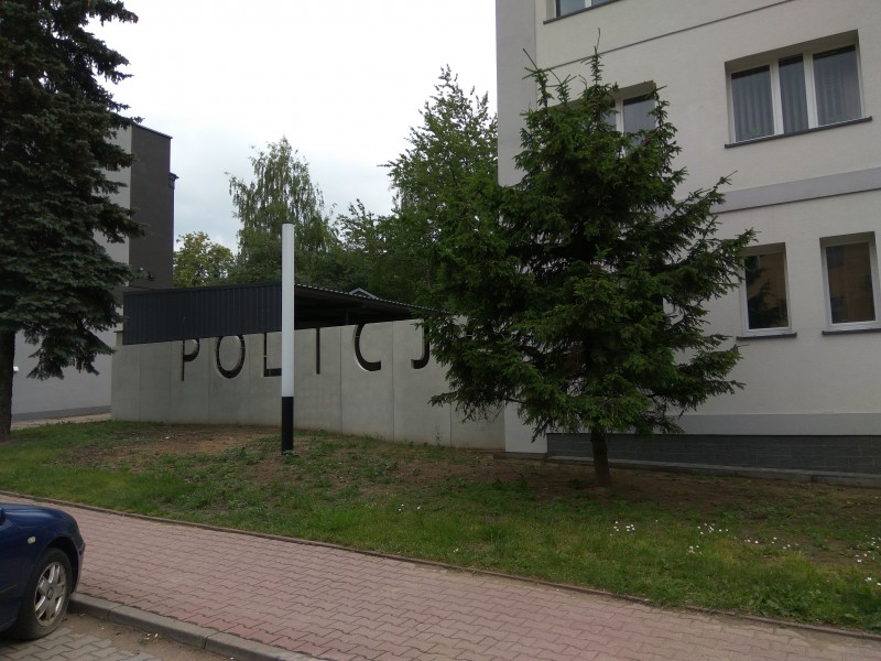 Łomża, Komenda Policji – Ogrodzenie